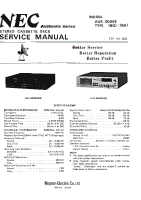 NEC AUK-9000-E - Service Manual